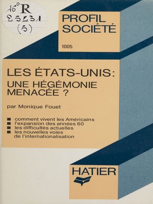 cover image of Les États-Unis